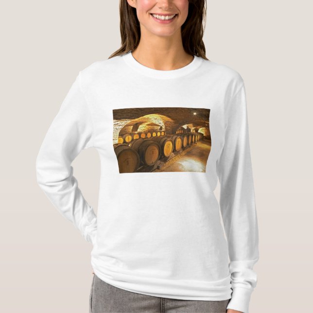 T-shirt Barreiras de carvalho no porão de Domaine Comte (Frente)