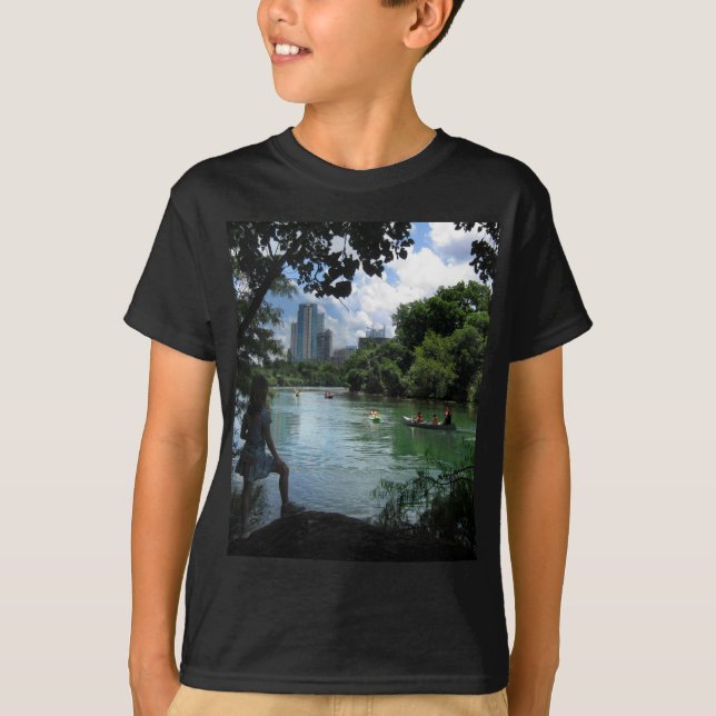 T-shirt Barton Creek / Lago Ladybird - Austin, Texas (Frente)