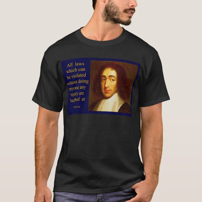 T-shirt Baruch Spinoza (Frente)