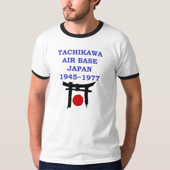 T-shirt base aérea japão de tachikawa (Frente)