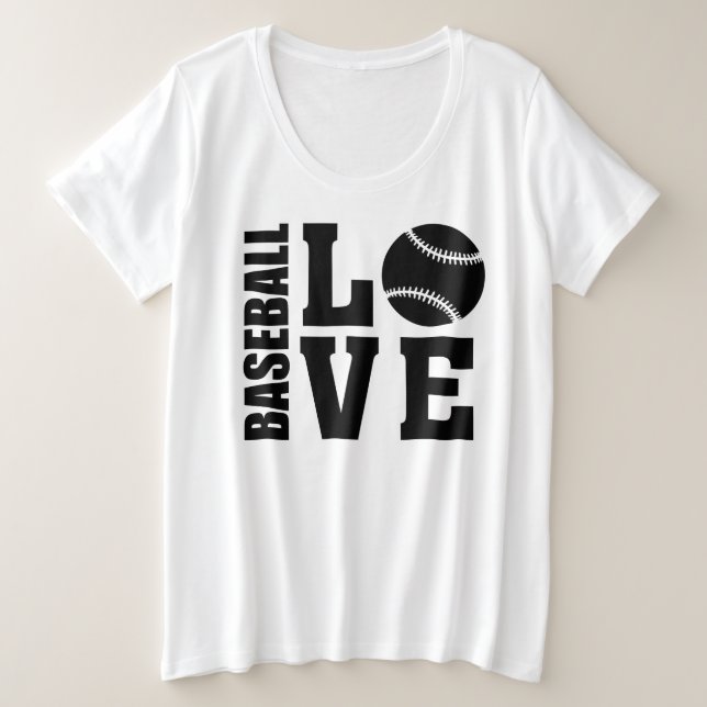T-shirt Baseball (Frente do Design)