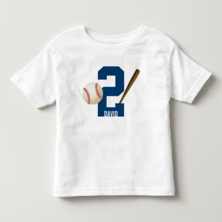 T-shirt Baseball Boy All Star Custom Name segundo aniversá