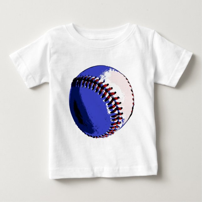 T-shirt Baseball de pop Art (Frente)