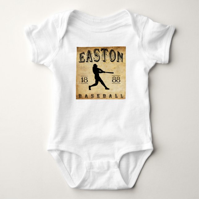 T-shirt Basebol 1888 de Easton Pensilvânia (Frente)