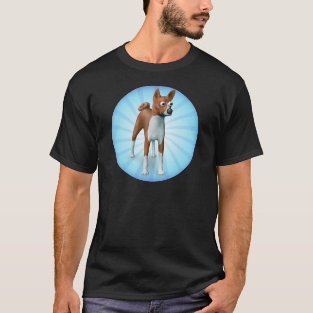 T-shirt Basenji BAS1 (Frente)