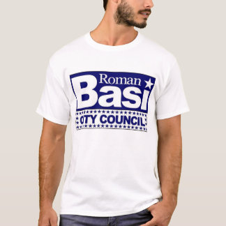 T-shirt Basi romano para o Conselho Municipal