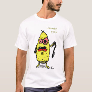 T-shirt básico adulto do milho Ornery