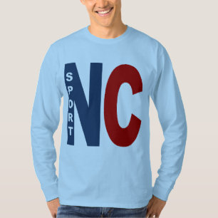 T-shirt básico azul céu CAROLINA DESPORTO