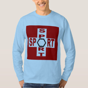 T-shirt básico azul céu DESPORTO SUÍÇA