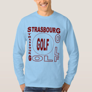T-shirt básico azul céu ESTRASBURGO GOLFE