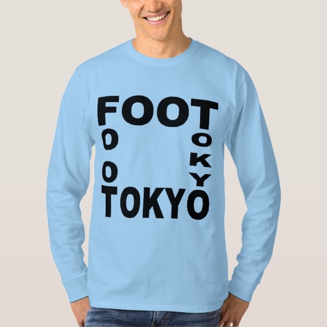 T-shirt básico azul céu FUTEBOL TÓQUIO (Frente)