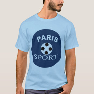 T-shirt básico azul céu PARIS DESPORTO