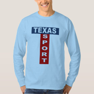 T-shirt básico azul céu TEXAS DESPORTO
