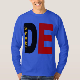 T-shirt básico azul real ALEMANHA DESPORTO