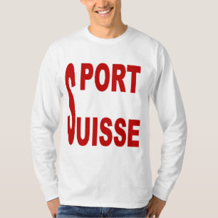 T-shirt básico branco DESPORTO SUÍÇA