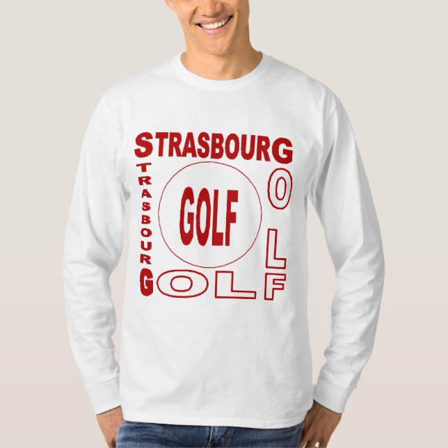 T-shirt básico branco ESTRASBURGO GOLFE (Frente)