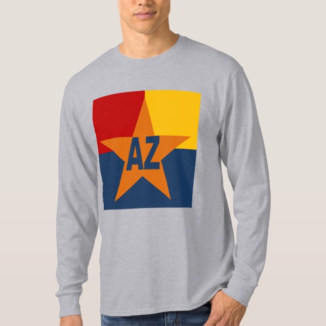T-shirt básico cinzento ARIZONA (Frente)