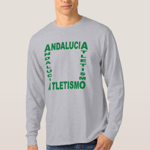 T-shirt básico cinzento DESENHO ANDALUZIA
