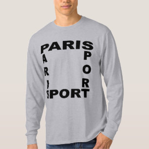 T-shirt básico cinzento PARIS DESPORTO
