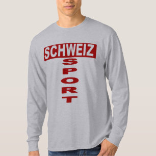 T-shirt básico cinzento SCHWEIZ DESPORTO