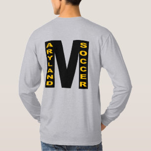 T-shirt básico cinzentos costass DESENHO MARYLAND