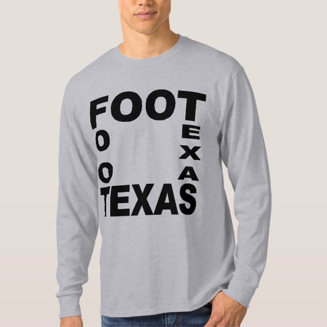 T-shirt básico cinzentos FUTEBÓIS TEXAS (Frente)