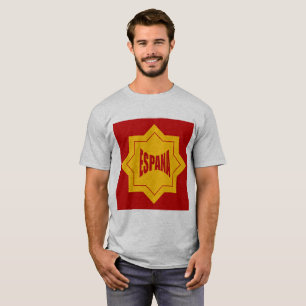 T-shirt básico cinzentos homens Desenho ESPANA