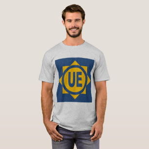 T-shirt básico cinzentos homens Desenho UE