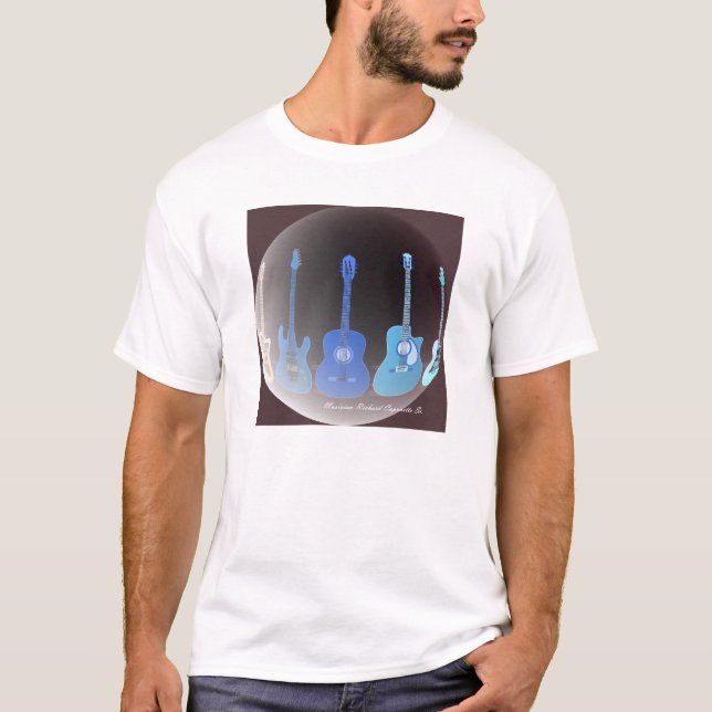 T-shirt básico com trabalhos de arte 1A das (Frente)