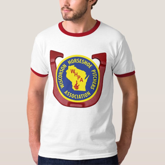 T-shirt básico da campainha dos homens (Frente)