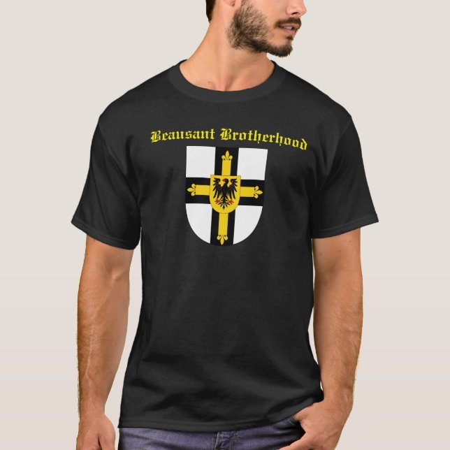 T-shirt básico da fraternidade Teutonic de (Frente)