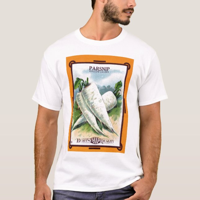 T-shirt básico da pastinaga (Frente)