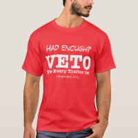 T-shirt básico da PROIBIÇÃO - vermelho