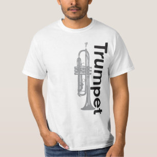 T-shirt básico da trombeta