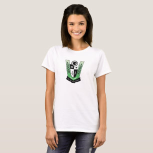T-shirt básico das senhoras de GGMSS