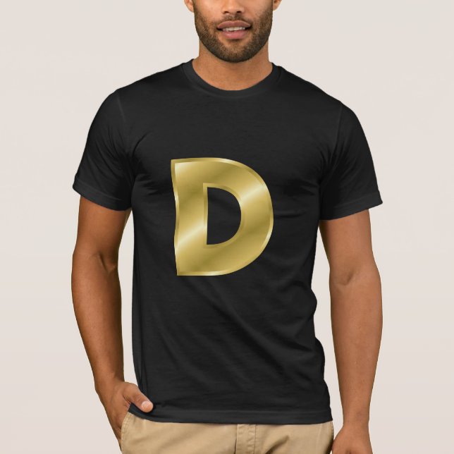 T-Shirt Básico de Canvas de Bella Masculina (Frente)