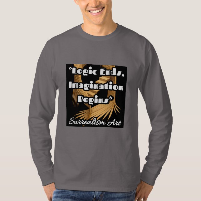 T-Shirt Básico de Capa Longa (Frente)