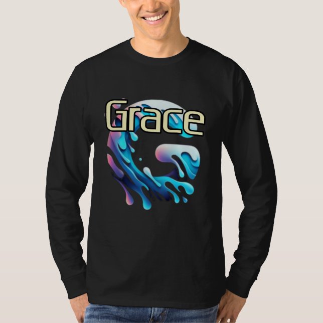 T-Shirt Básico de Capa Longa (Frente)