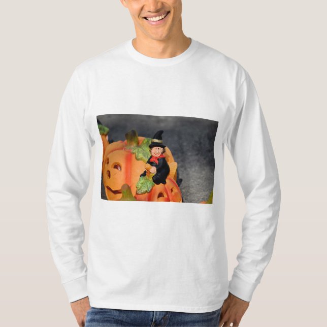 T-Shirt Básico de Capa Longa (Frente)