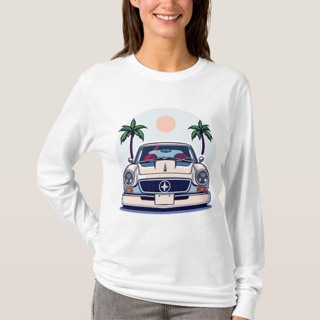 T-Shirt Básico de Capa Longa (Frente)