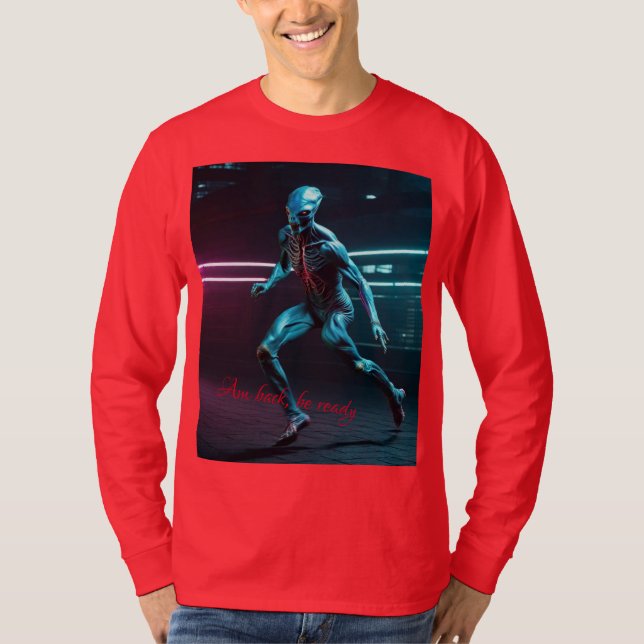 T-Shirt Básico de Capa Longa (Frente)