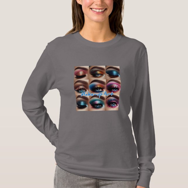 T-Shirt Básico de Capa Longa (Frente)