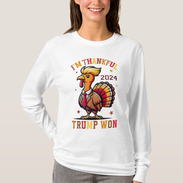 T-Shirt Básico de Capa Longa (Frente)