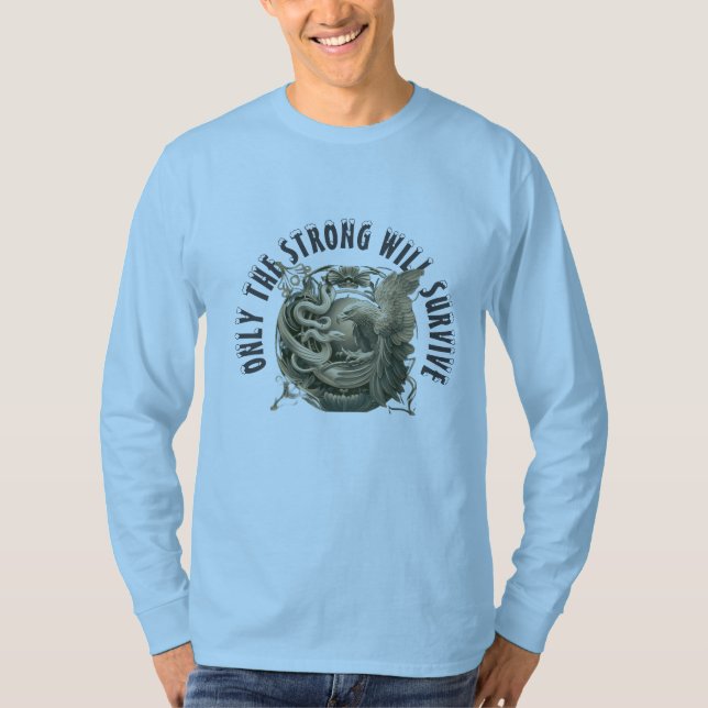 T-Shirt Básico de Capa Longa (Frente)
