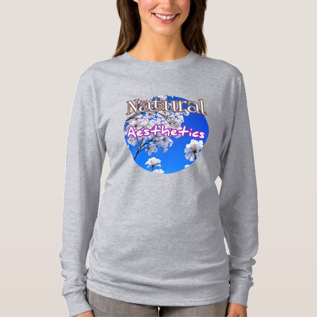 T-Shirt Básico de Capa Longa (Frente)