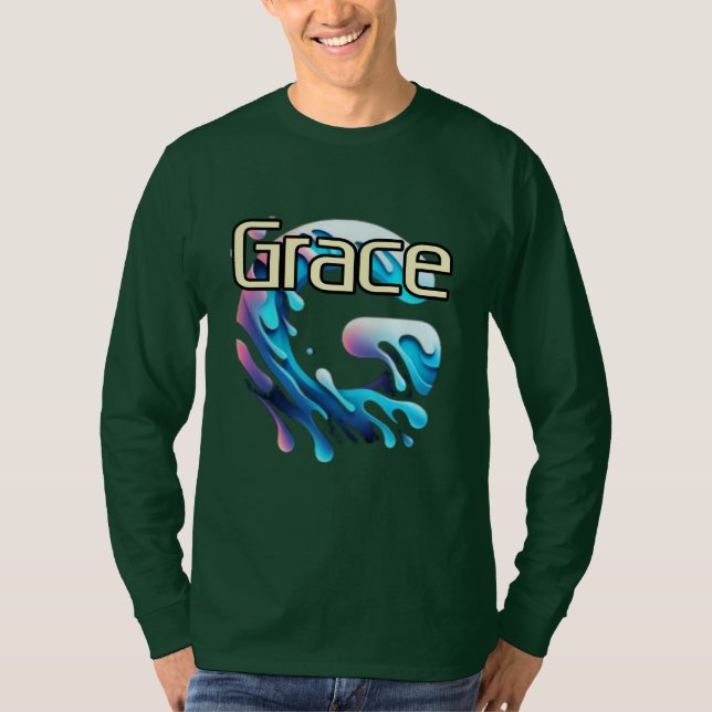 T-Shirt Básico de Capa Longa (Frente)