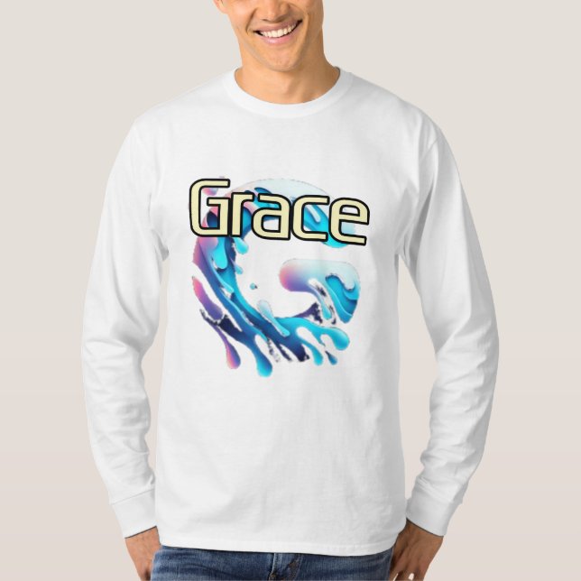 T-Shirt Básico de Capa Longa (Frente)