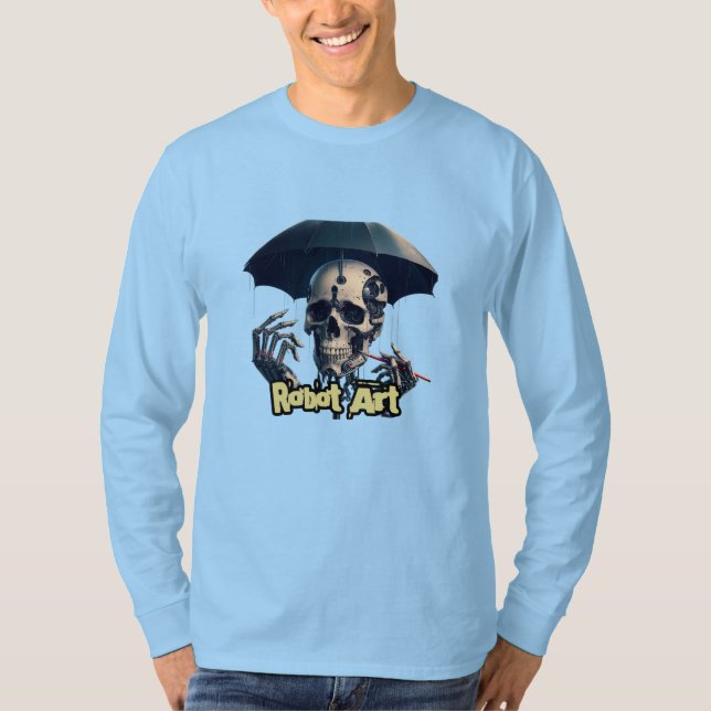 T-Shirt Básico de Capa Longa (Frente)