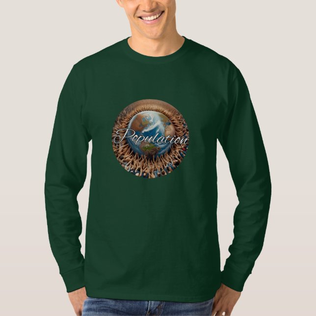 T-Shirt Básico de Capa Longa (Frente)