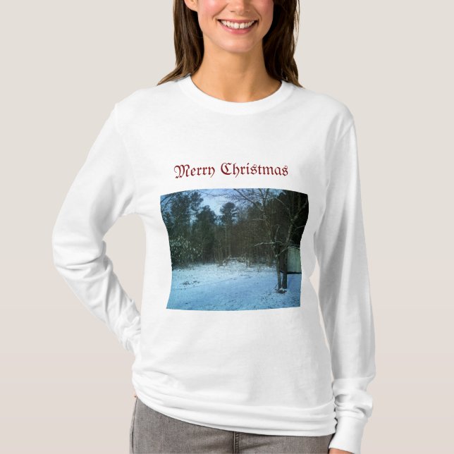 T-Shirt Básico de Capa Longa (Frente)